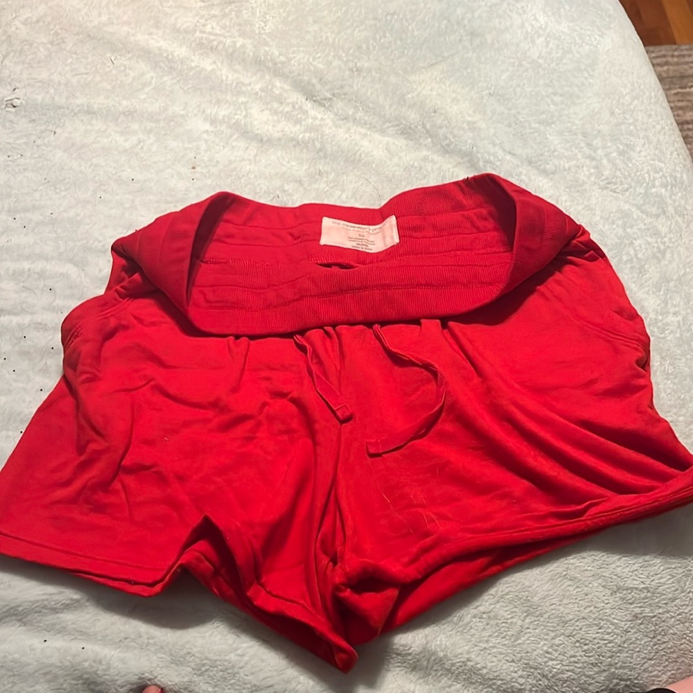 These red shorts were only worn twice. Just sat in my drawer.